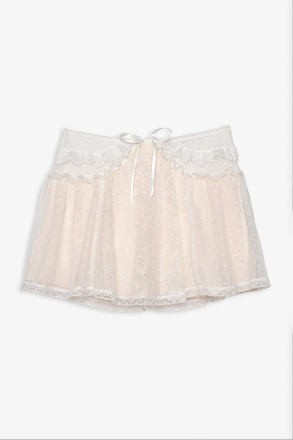 For Love & Lemons Zelie Mini Skirt