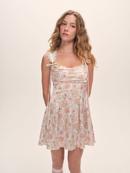 For Love & Lemons Holland Mini Dress