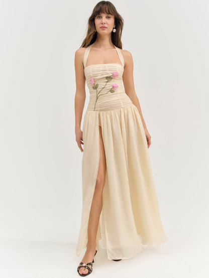 For Love & Lemons Ophelie Organza Maxi Dress