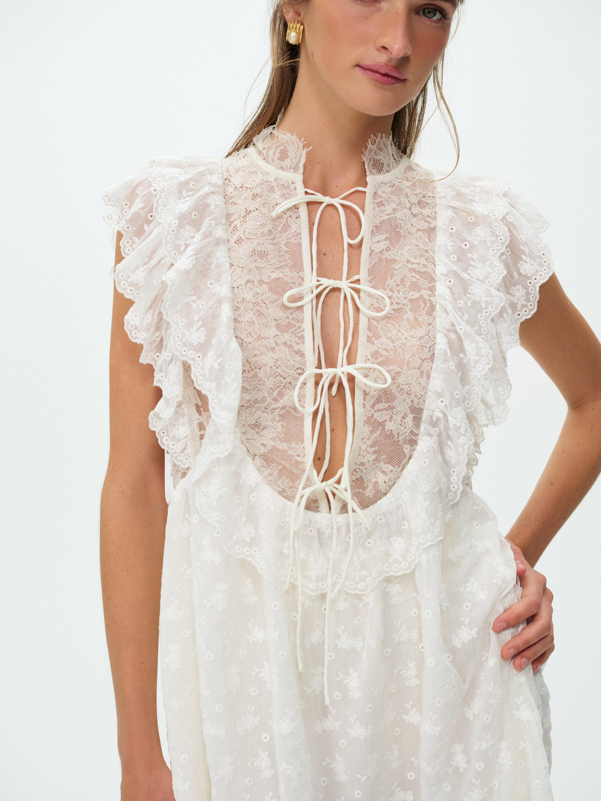 For Love & Lemons Penny Mini Dress