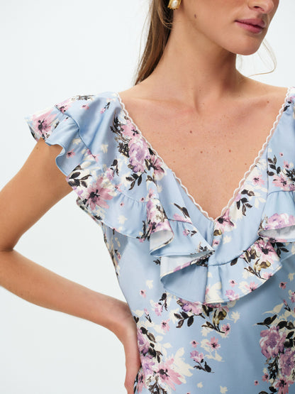 For Love & Lemons Magnolia Mini Dress