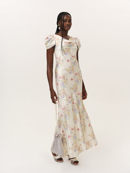 For Love & Lemons Lulu Shell Maxi Dress