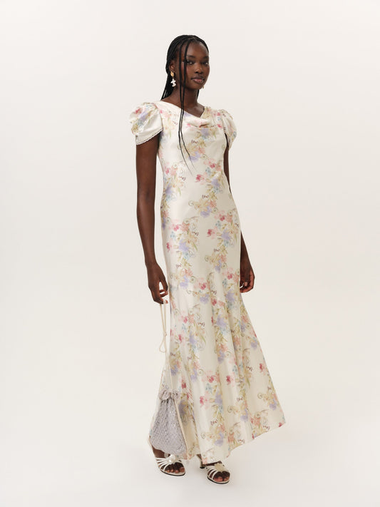 For Love & Lemons Lulu Shell Maxi Dress