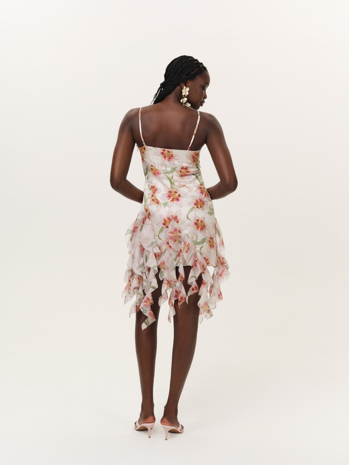 For Love & Lemons Sunrise Lily Beaded Mini Dress