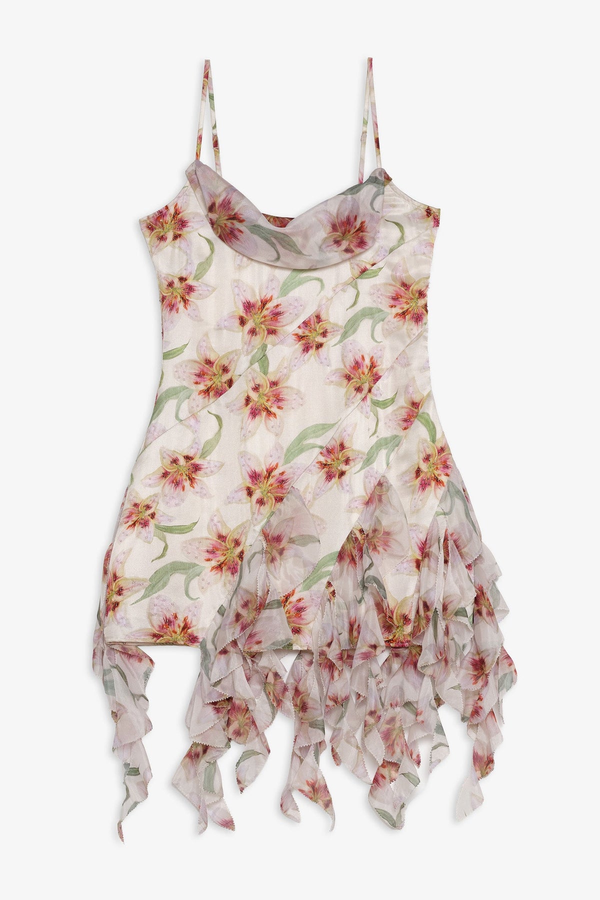 For Love & Lemons Sunrise Lily Beaded Mini Dress