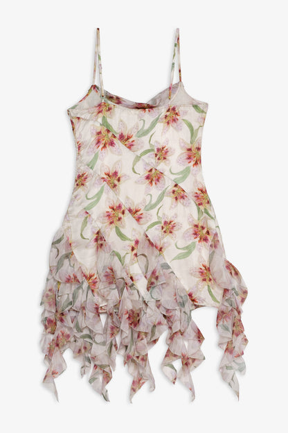 For Love & Lemons Sunrise Lily Beaded Mini Dress