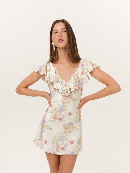 For Love & Lemons Lulu Shell Mini Dress
