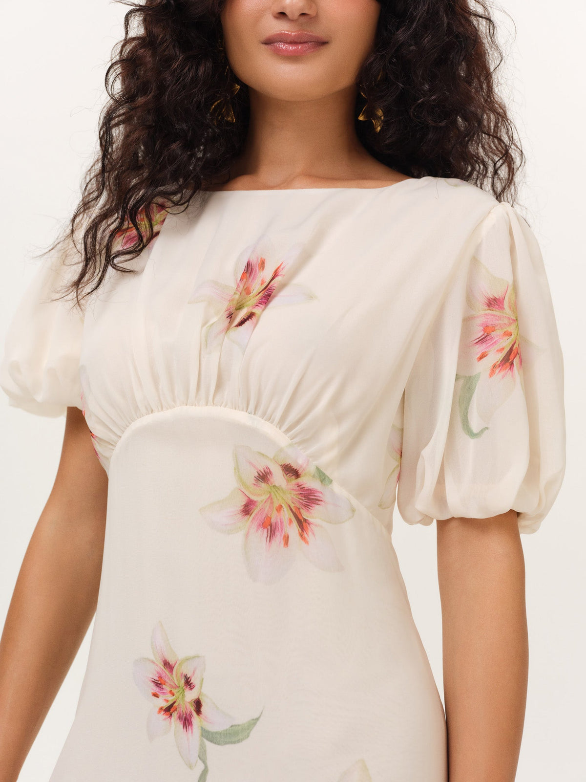 For Love & Lemons Sunrise Lily Maxi Dress