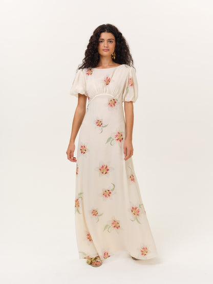 For Love & Lemons Sunrise Lily Maxi Dress