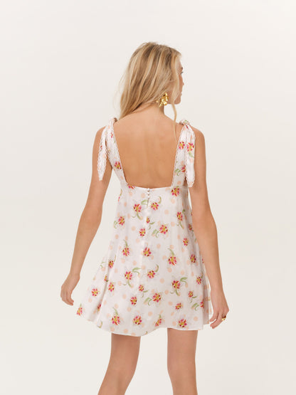 For Love & Lemons Sunrise Lily Mini Dress