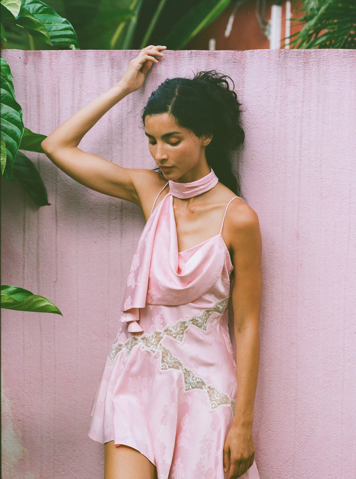 For Love & Lemons Bubblegum Mini Dress