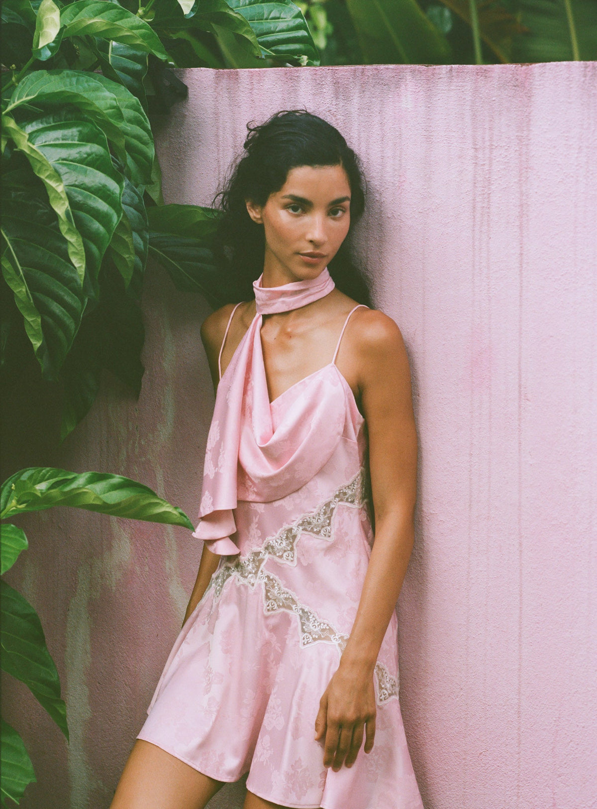 For Love & Lemons Bubblegum Mini Dress
