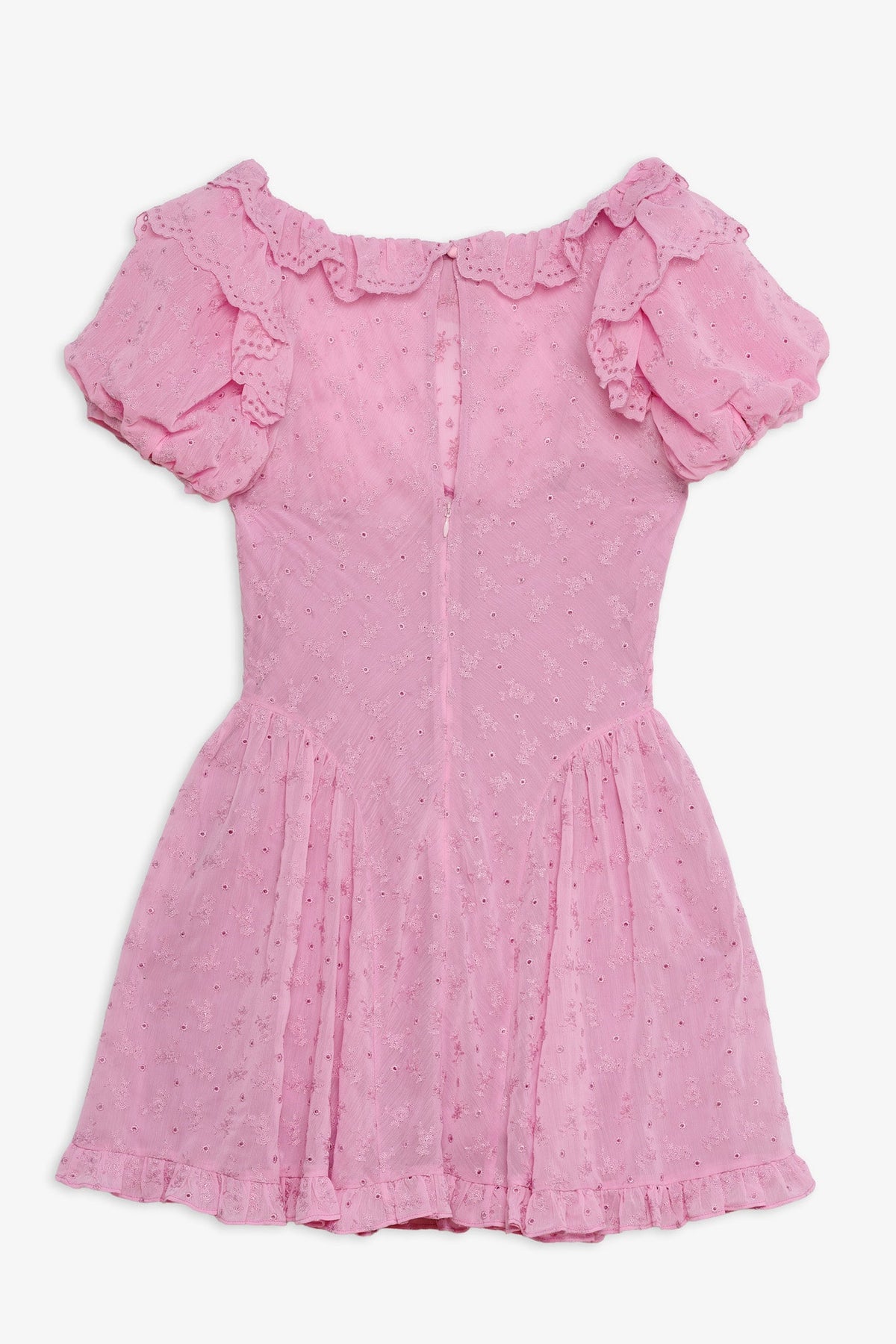For Love & Lemons Hamptons Eyelet Mini Dress