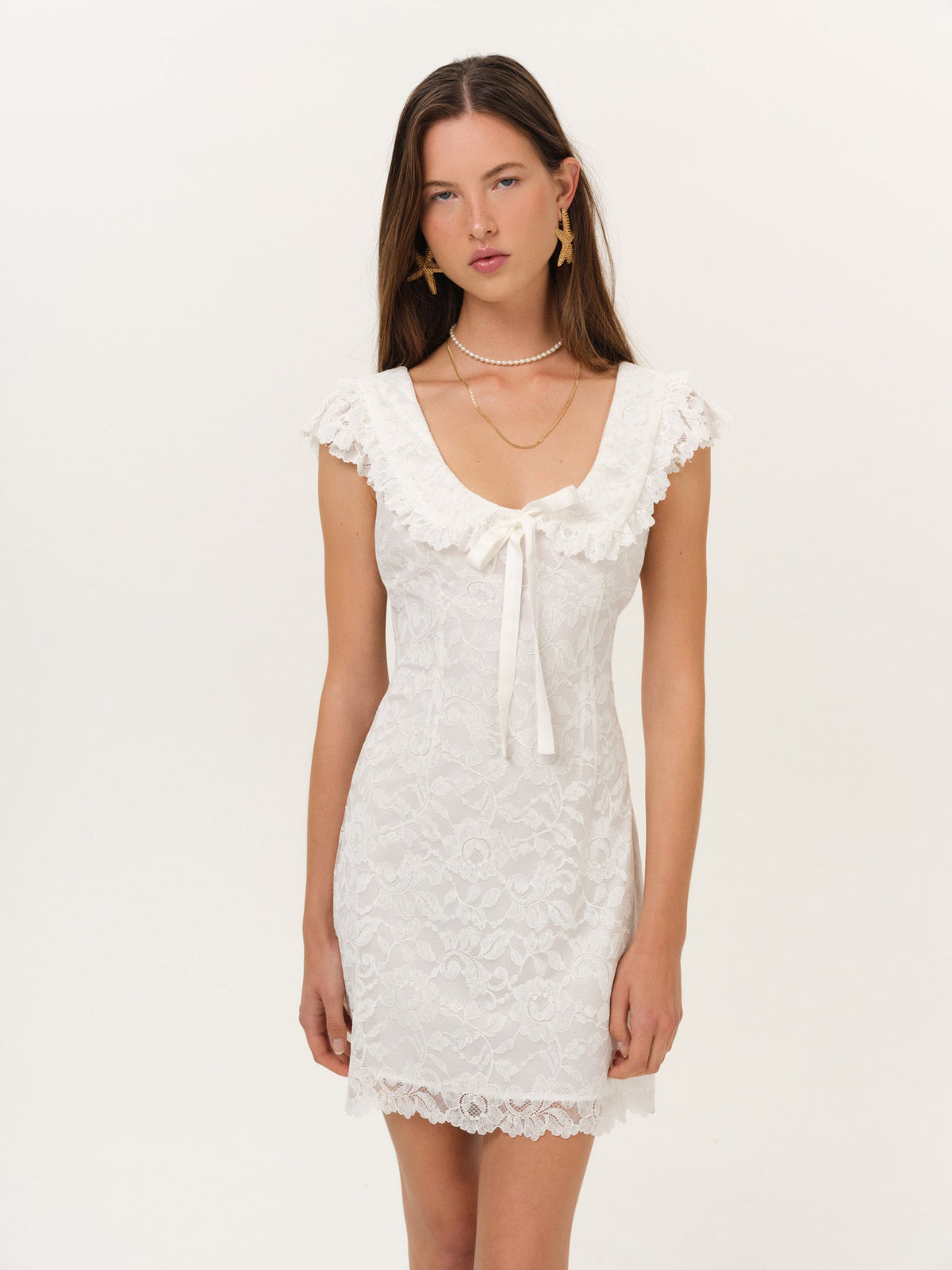For Love & Lemons Lost at Sea Mini Dress