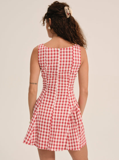 For Love & Lemons Scotch Bonnet Mini Dress