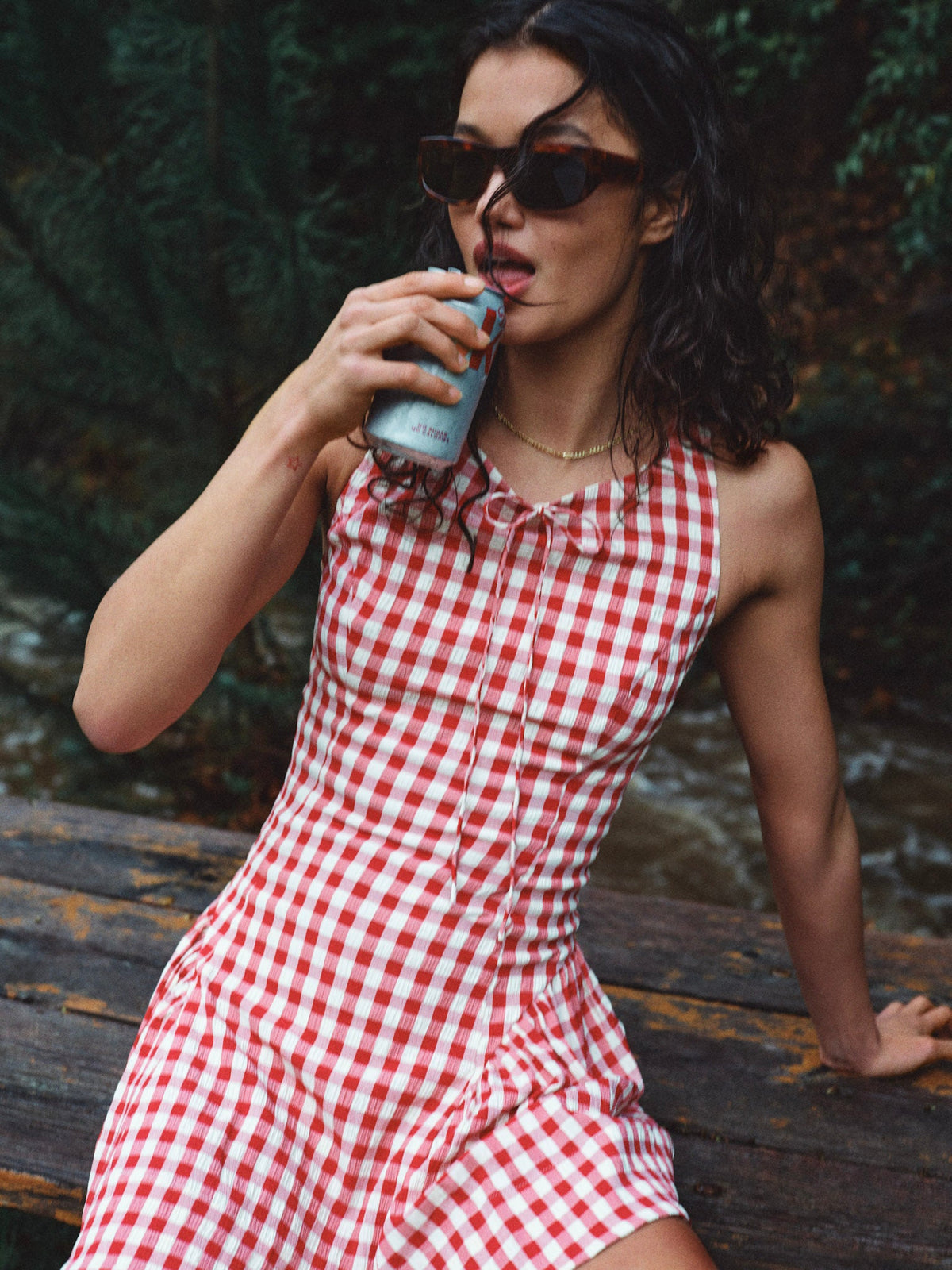 For Love & Lemons Scotch Bonnet Mini Dress