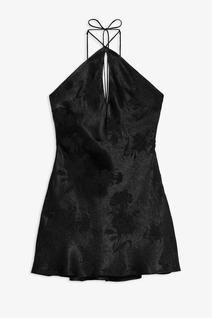 For Love & Lemons Adrift Halter Mini Dress