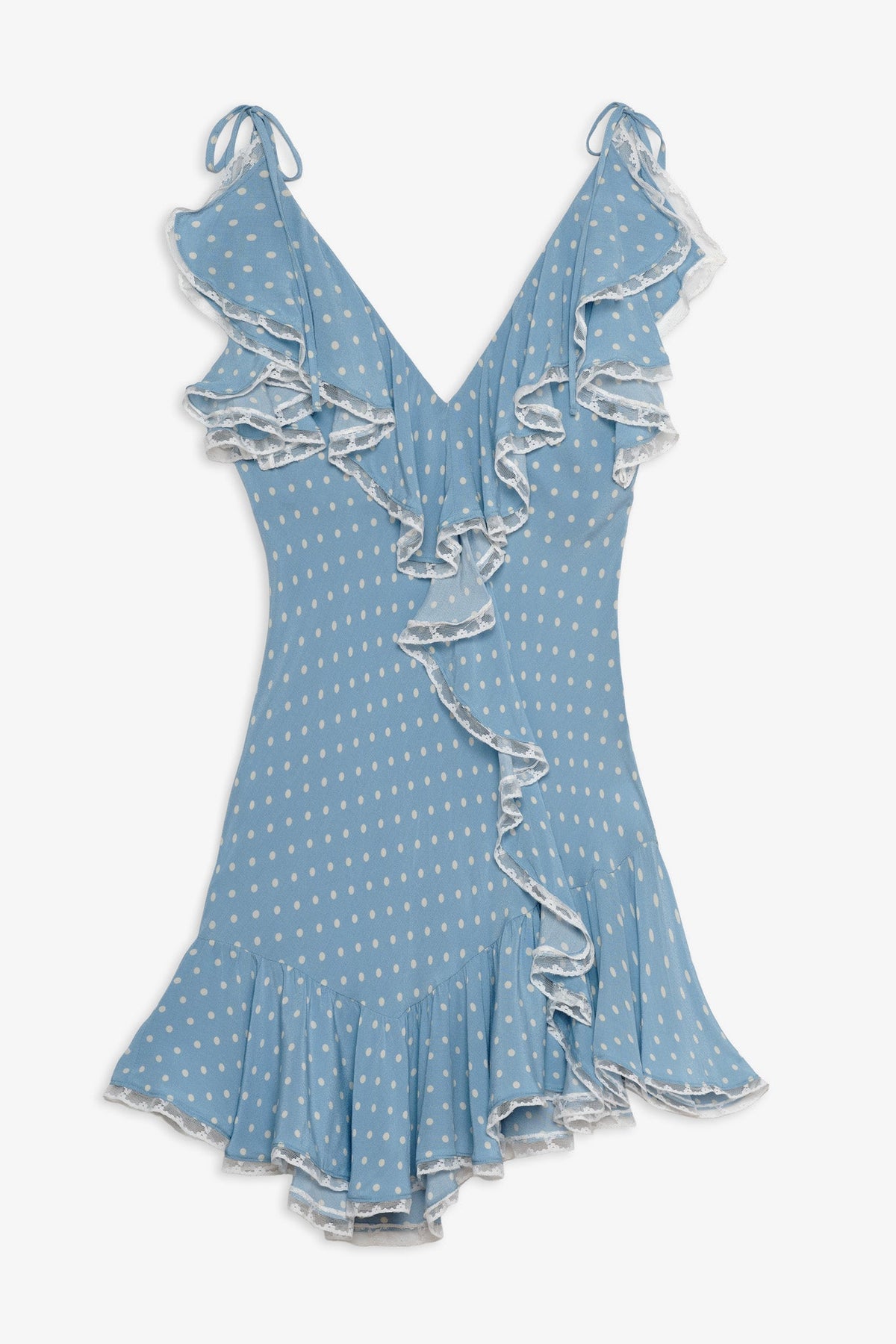 For Love & Lemons Stormie Dot Mini Dress