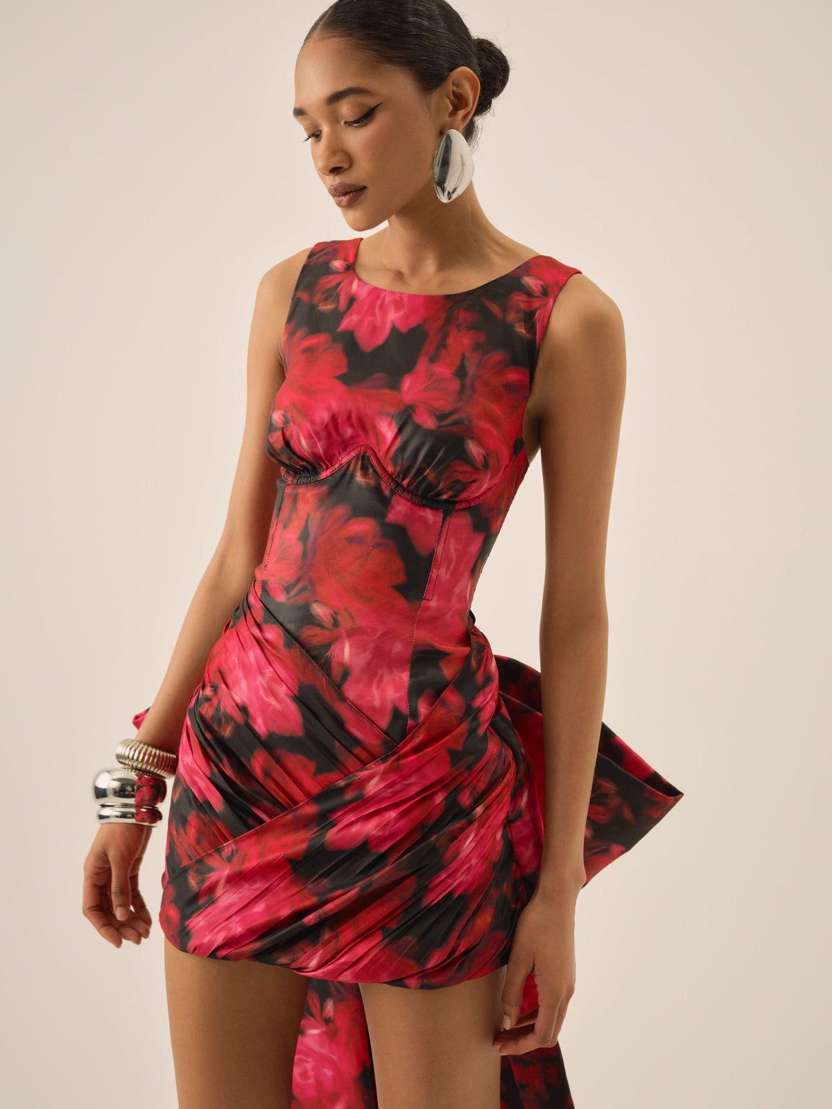 For Love & Lemons Dark Romance Mini Dress