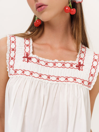 For Love & Lemons Emma Mini Dress