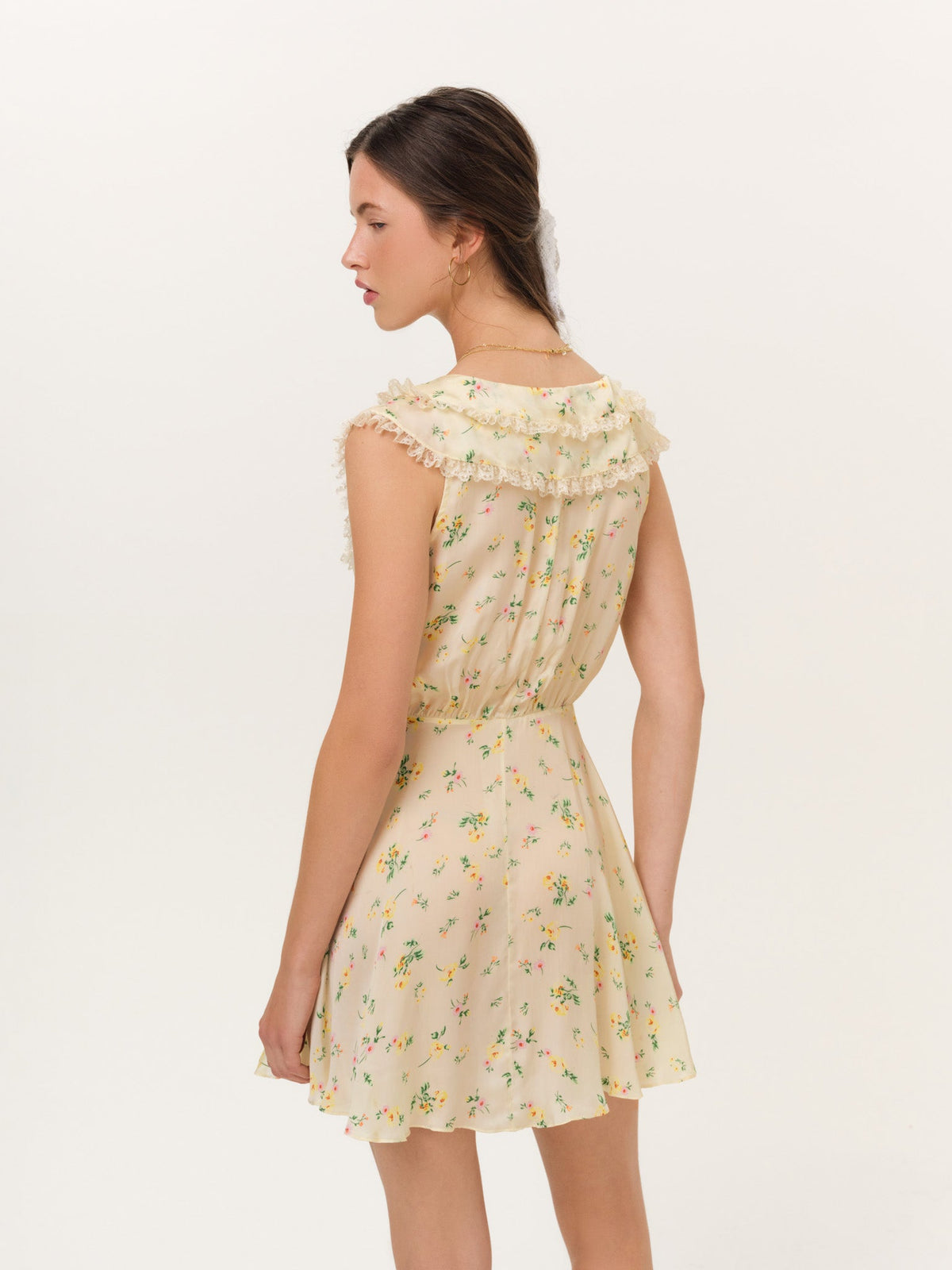 For Love & Lemons Liam Floral Mini Dress