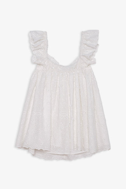 For Love & Lemons Laura Eyelet Mini Dress