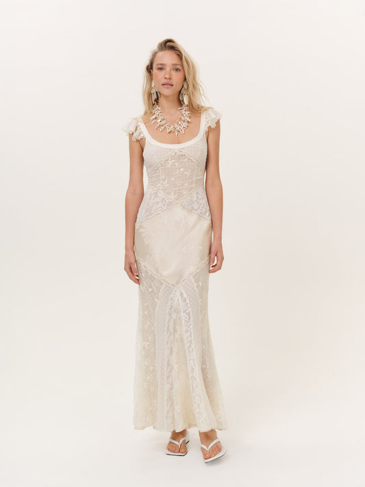 For Love & Lemons Bellamy Maxi Dress