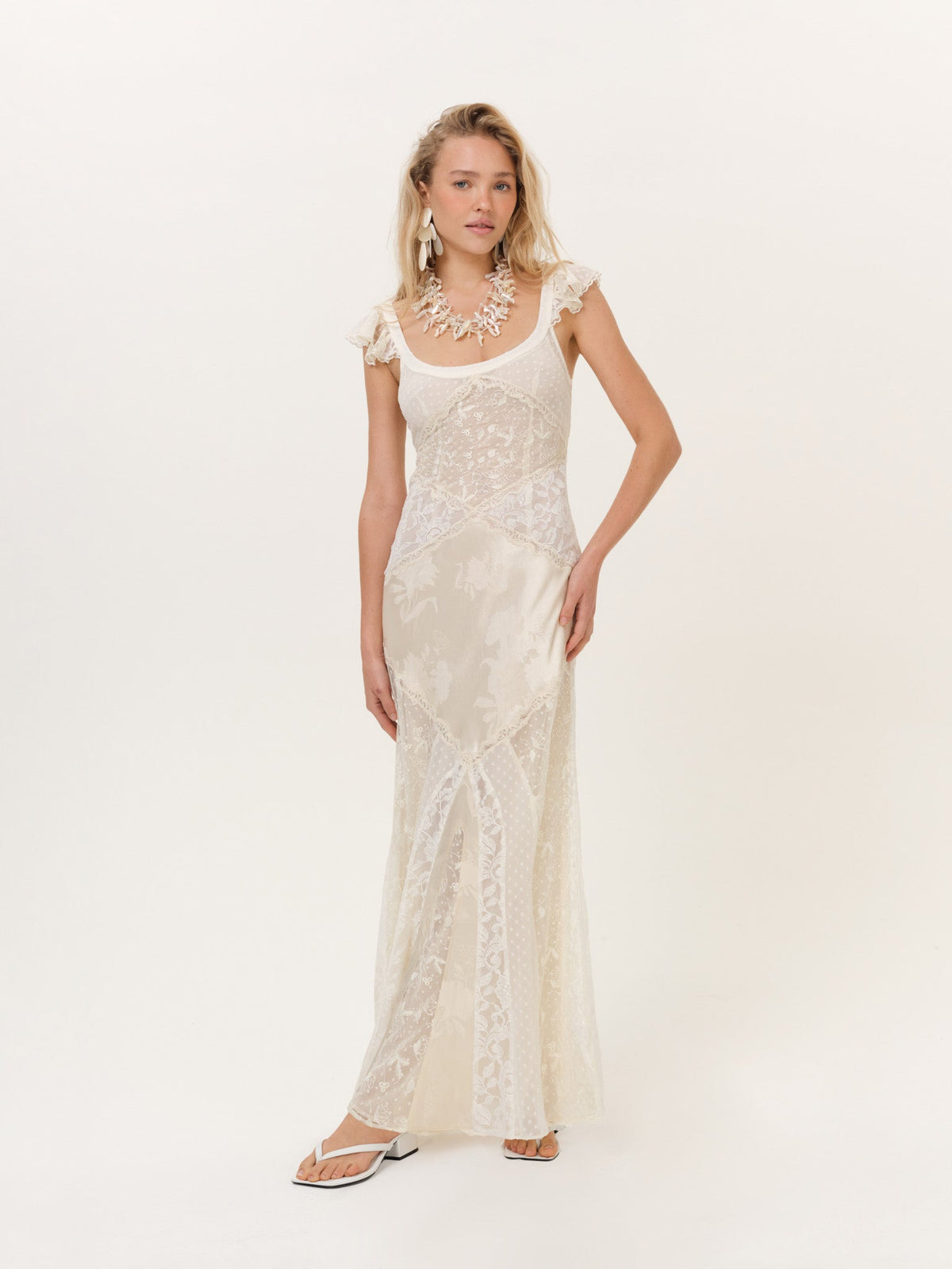 For Love & Lemons Bellamy Maxi Dress