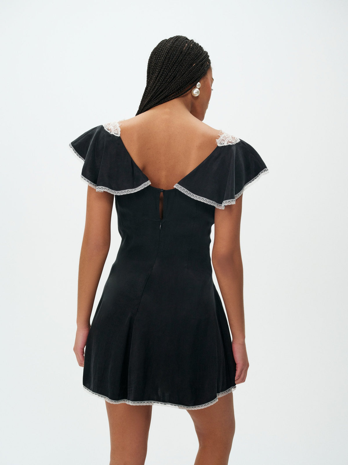 For Love & Lemons Luna Rose Mini Dress