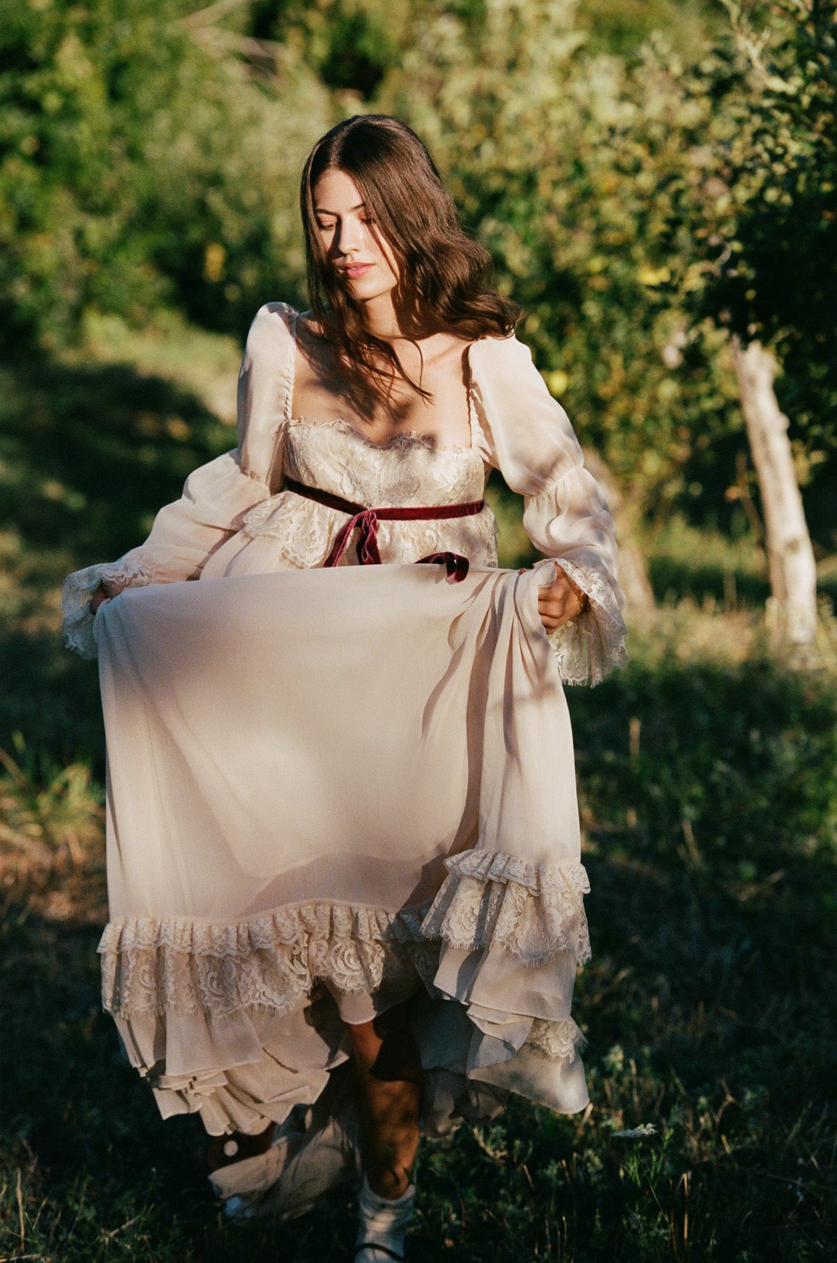 For Love & Lemons Bailey Maxi Dress