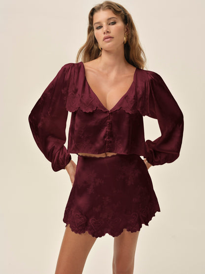 For Love & Lemons Locked Hearts Top