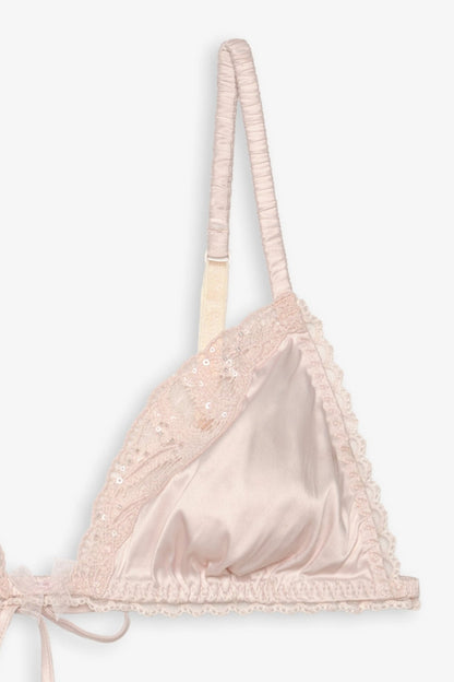 For Love & Lemons Seashell Beaded Bralette