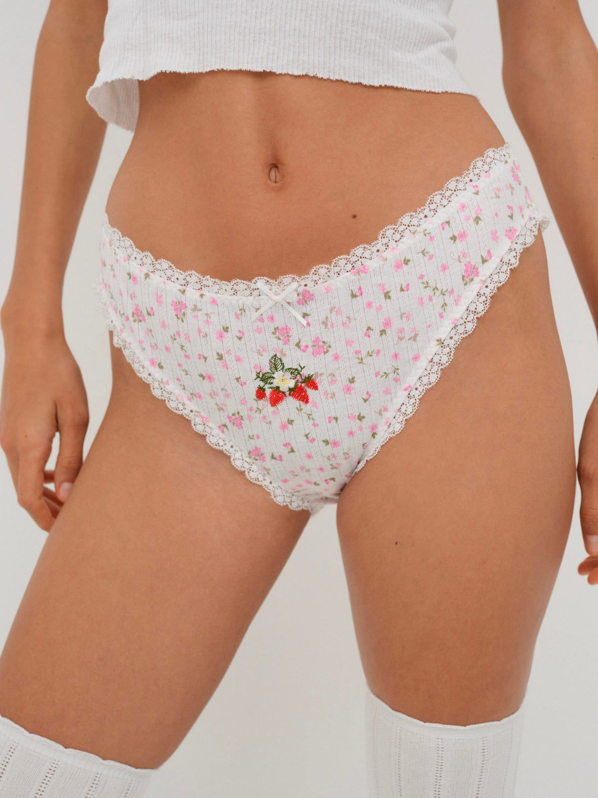 For Love & Lemons Floral Panty 3-Pack