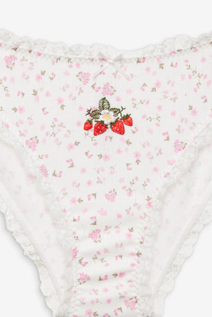 For Love & Lemons Floral Panty 3-Pack