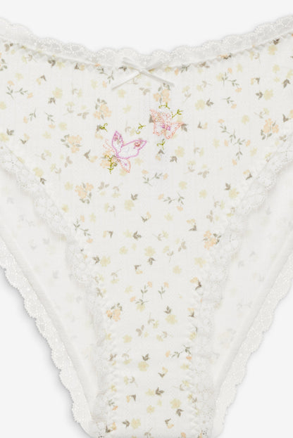 For Love & Lemons Floral Panty 3-Pack