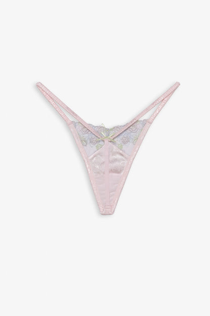 For Love & Lemons Pastel Bouquets Thong Panty