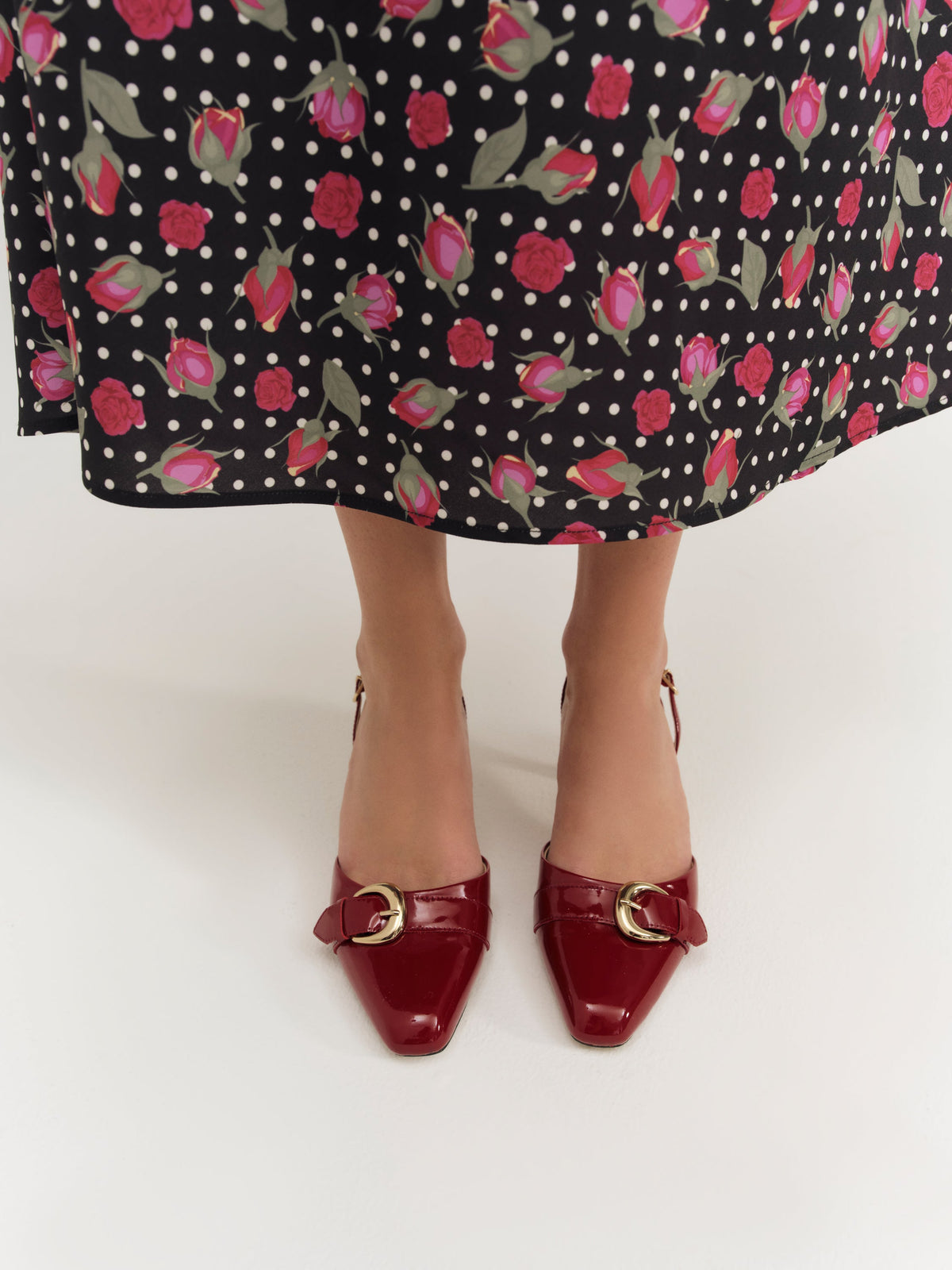 For Love & Lemons Marion Buckle Heel