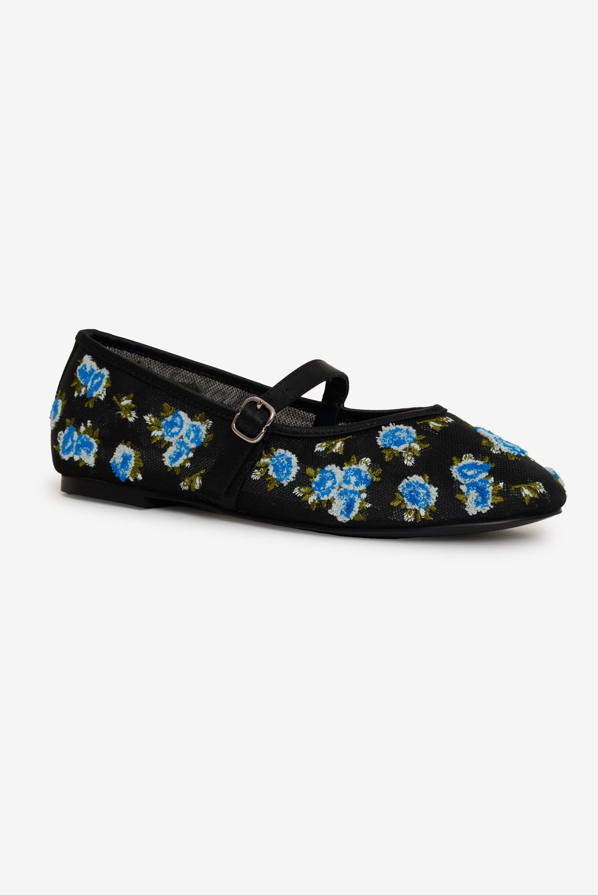 For Love & Lemons Evelyne Embroidered Ballet Flat