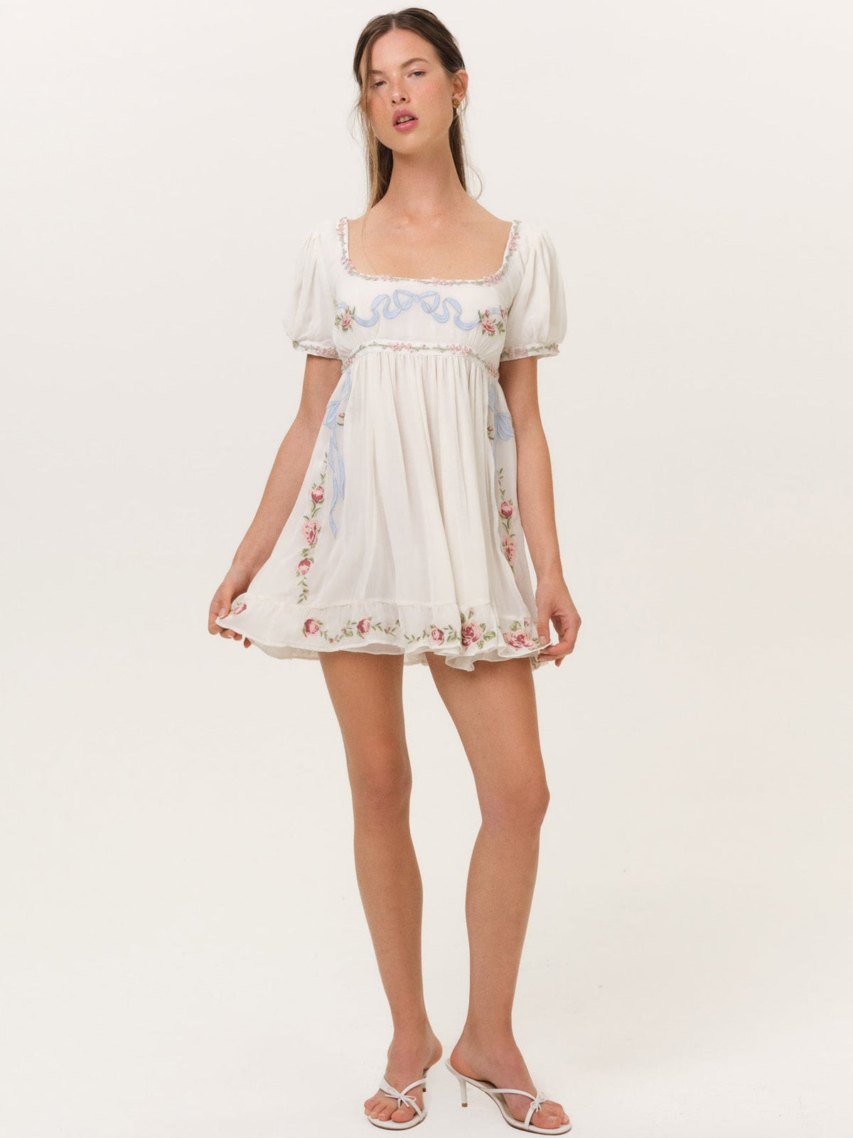 For Love & Lemons Rosemarie Mini Dress