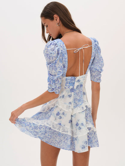 For Love & Lemons Rosalyn Mini Dress