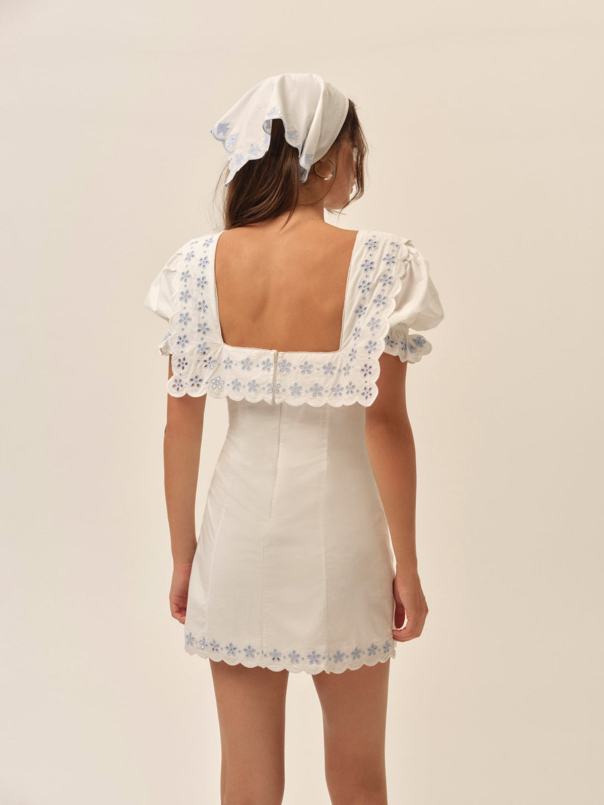 For Love & Lemons Poppy Collared Mini Dress