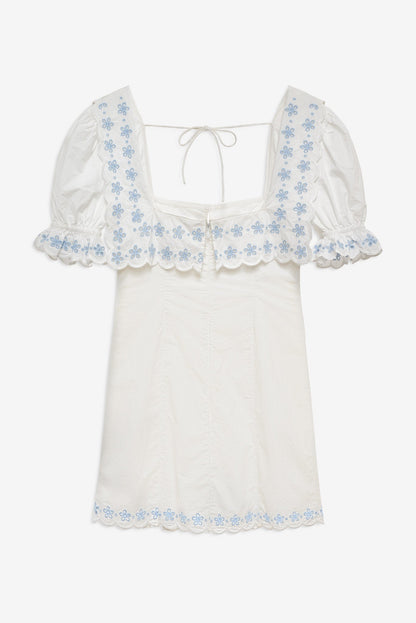 For Love & Lemons Poppy Collared Mini Dress