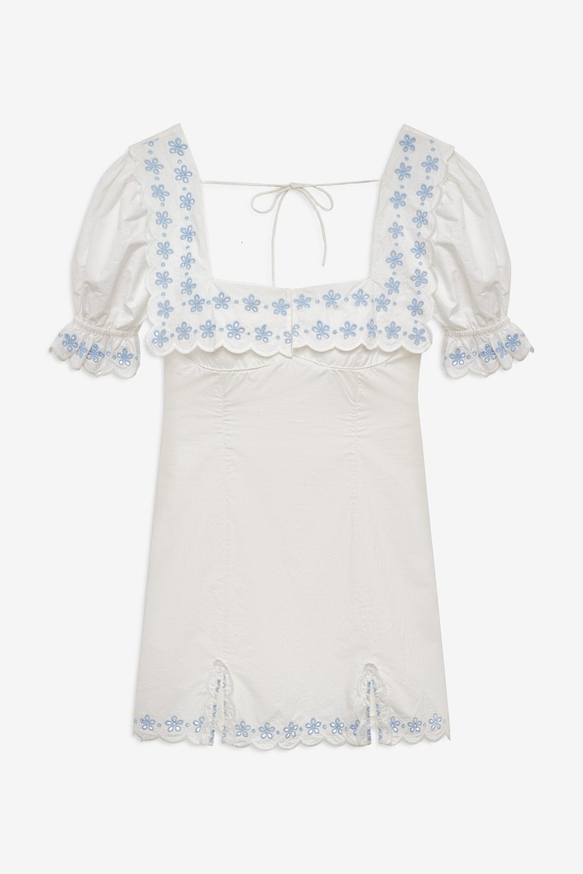 For Love & Lemons Poppy Collared Mini Dress