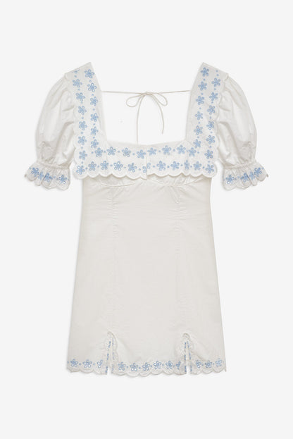 For Love & Lemons Poppy Collared Mini Dress