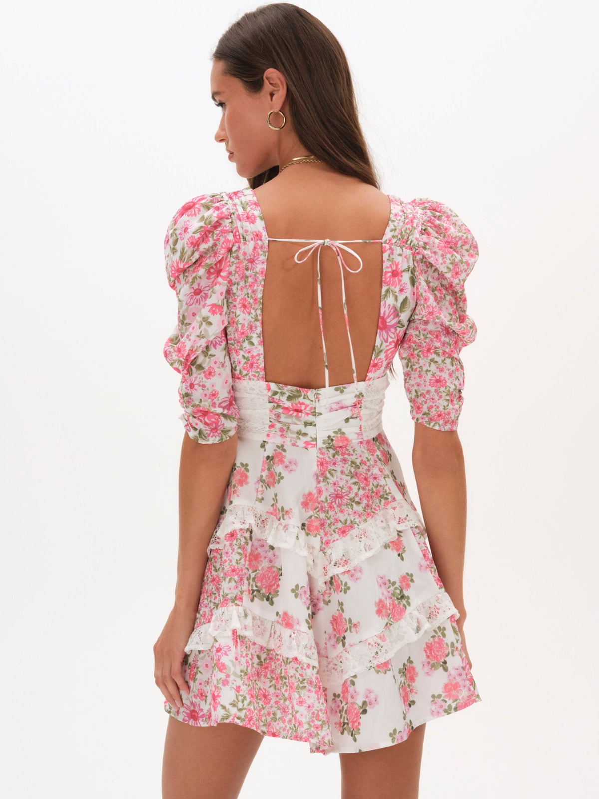 For Love & Lemons Rosalyn Mini Dress