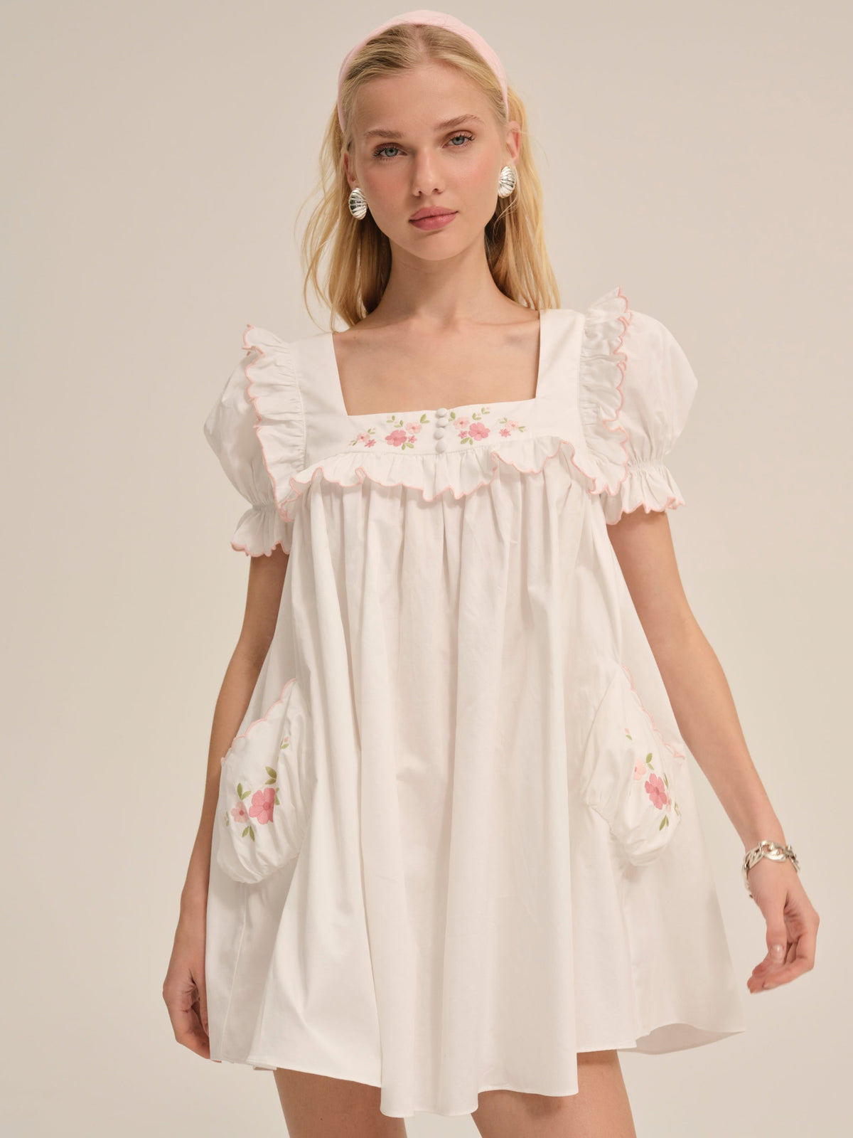 For Love & Lemons Tea Time Babydoll Dress