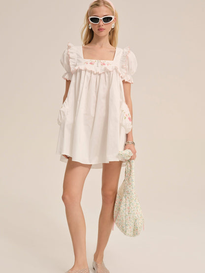 For Love & Lemons Tea Time Babydoll Dress