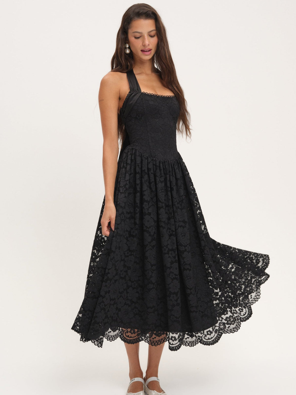 For Love & Lemons Lakeside Midi Dress