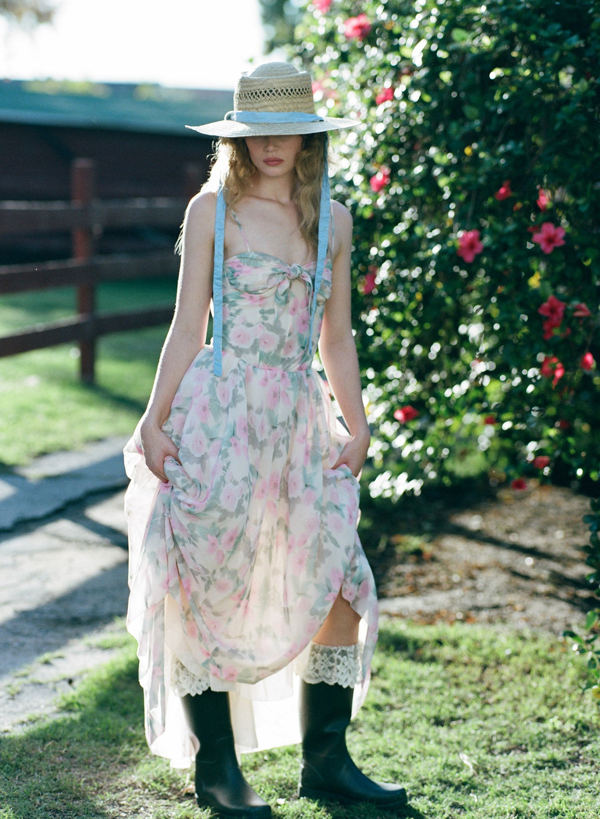 For Love & Lemons Lilou Maxi Dress