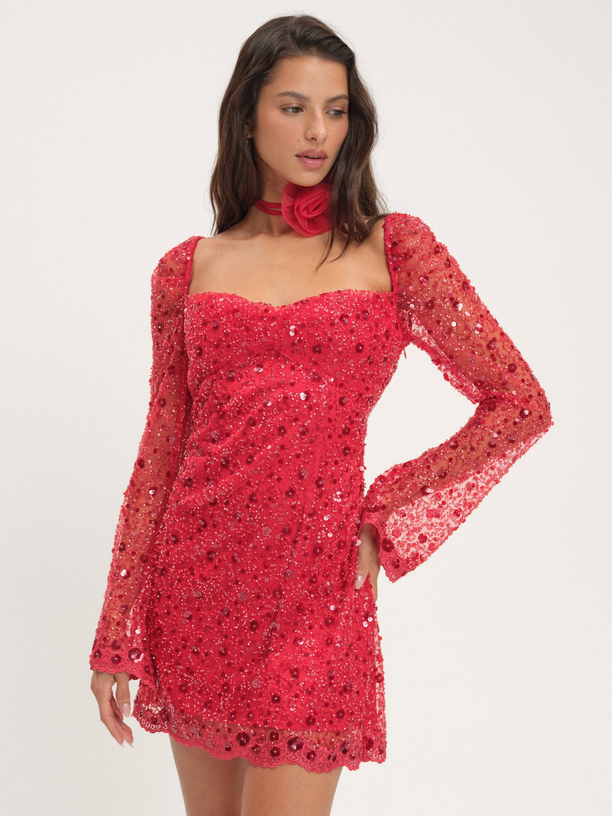 For Love & Lemons Gwendolyn Mini Dress